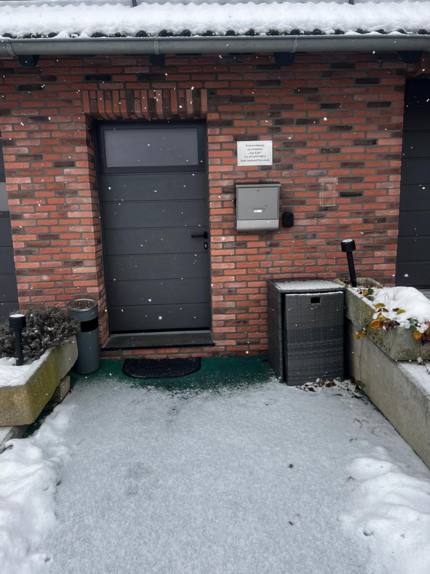 Ferienwohnung „Zur Eule“ ヘッシシュ・オルデンドルフ エクステリア 写真